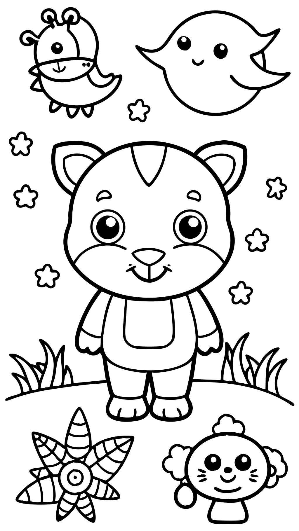 first coloring pages